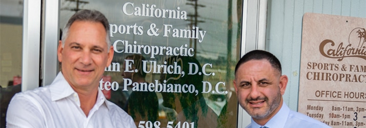 Chiropractor San Carlos CA Dr. John Ulrich and Dr. Matteo Panebianco